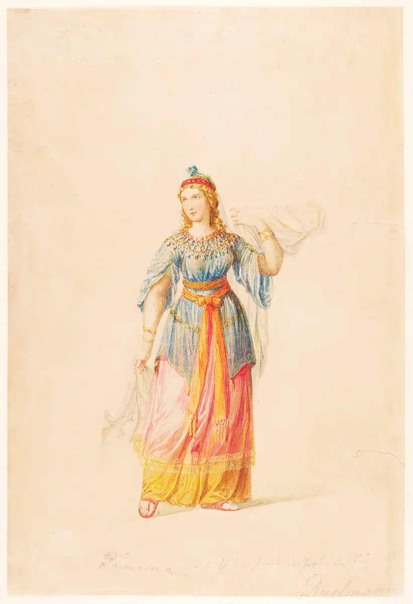 Die Zauberflöte, Titel der Serie: Figurinen des k.k. Hofoperntheaters