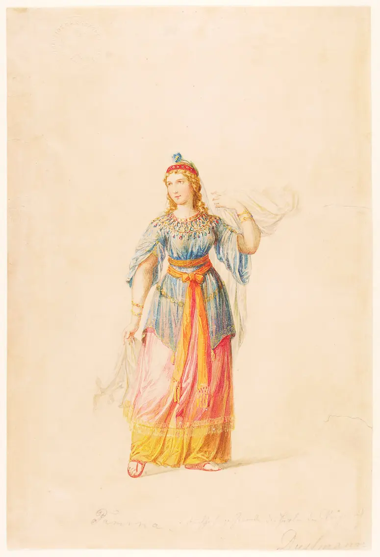 Die Zauberflöte, Titel der Serie: Figurinen des k.k. Hofoperntheaters
