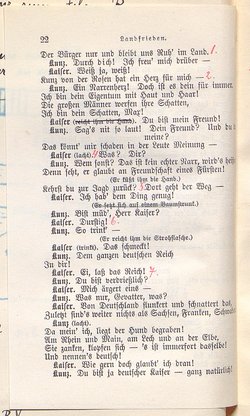 Landfrieden. Deutsche Komödie in drei Aufzügen