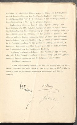 Protokolle der Ausschusssitzungen des Vereines des Deutschen Volkstheaters in Wien