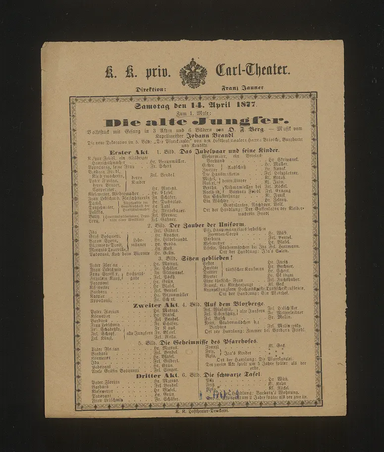 Die alte Jungfer