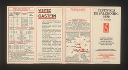 Salzburger Festspiele 1930, Titel in Vorlageform: Festivals de Salzbourg 1930, Verweis auf Stücktitel: Figaros Hochzeit, Verweis auf Stücktitel: Don Juan, Verweis auf Stücktitel: Fidelio, Verweis auf Stücktitel: Der Rosenkavalier, Verweis auf Stücktitel: Don Pasquale, Verweis auf Stücktitel: Jedermann, Verweis auf Stücktitel: Kabale und Liebe, Verweis auf Stücktitel: Der Diener zweier Herren, Verweis auf Stücktitel: Viktoria