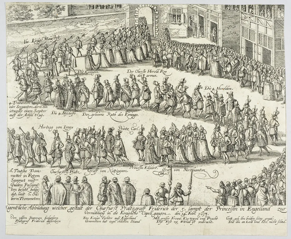 Hochzeit des Kurfürsten Friedrich V. von der Pfalz und Elisabeth Stuart