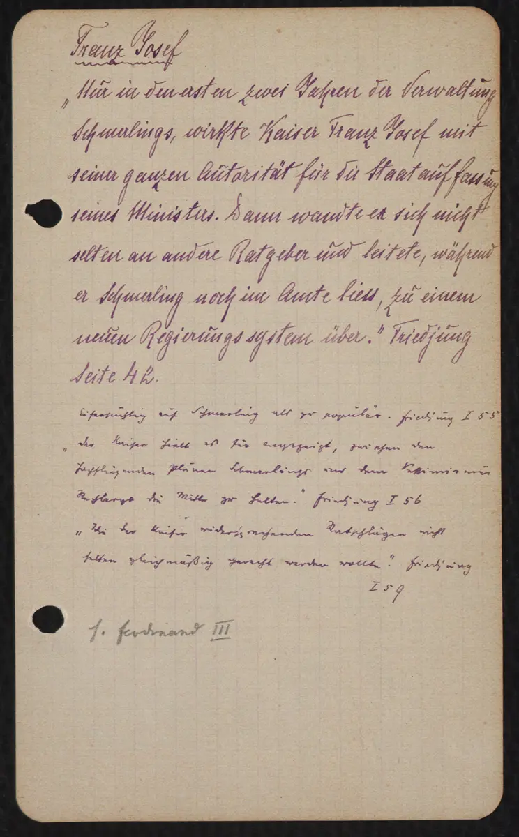 Skizzenbuch I / Österreich I