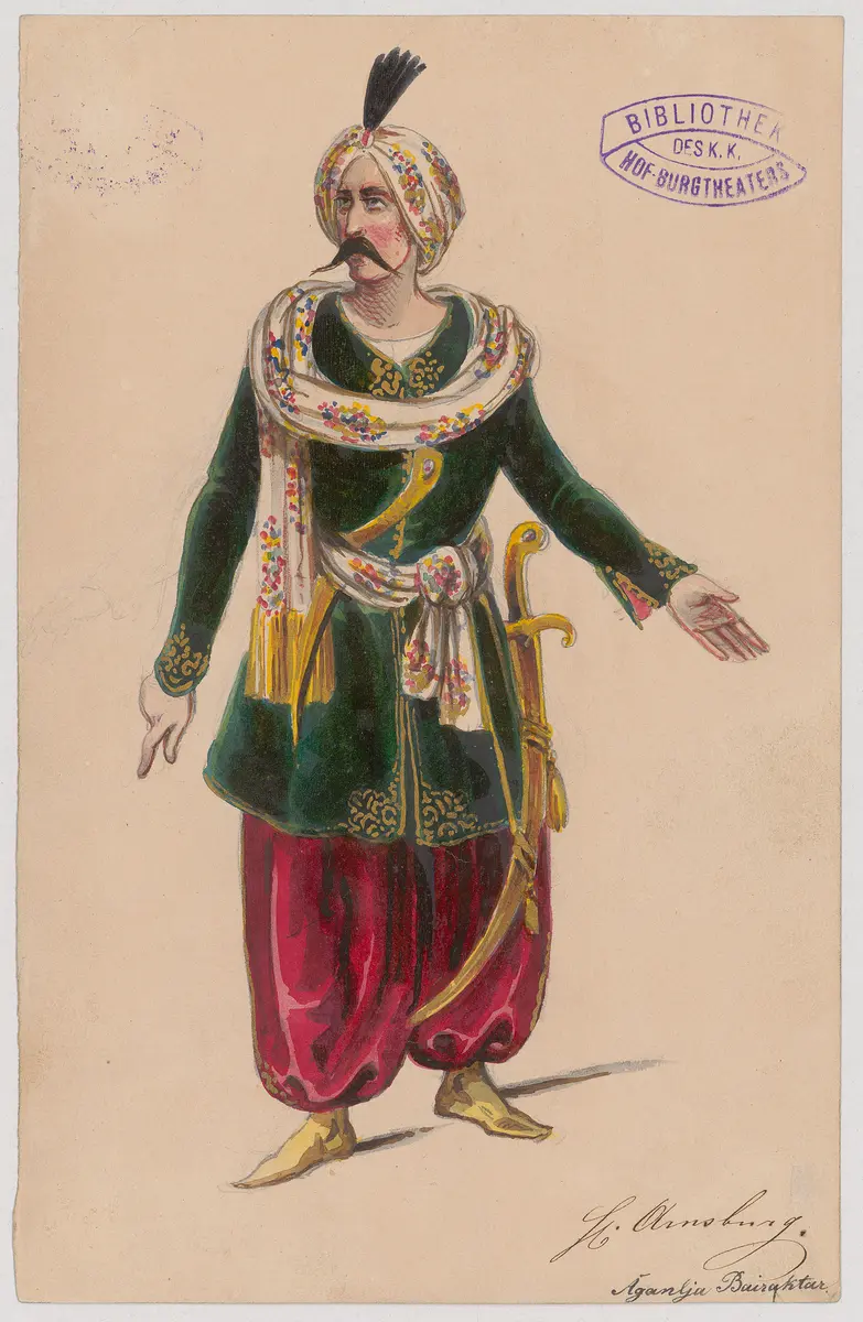 Czerny Georg, Titel der Serie: Figurinen des k.k. Hof-Burgtheaters