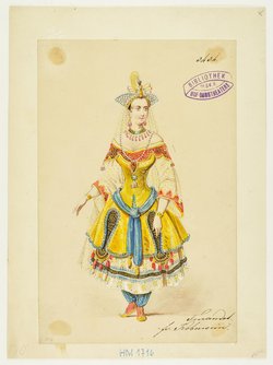 Turandot, Prinzessin von China, Suchtitel: Turandot, Titel der Serie: Figurinen des k.k. Hof-Burgtheaters