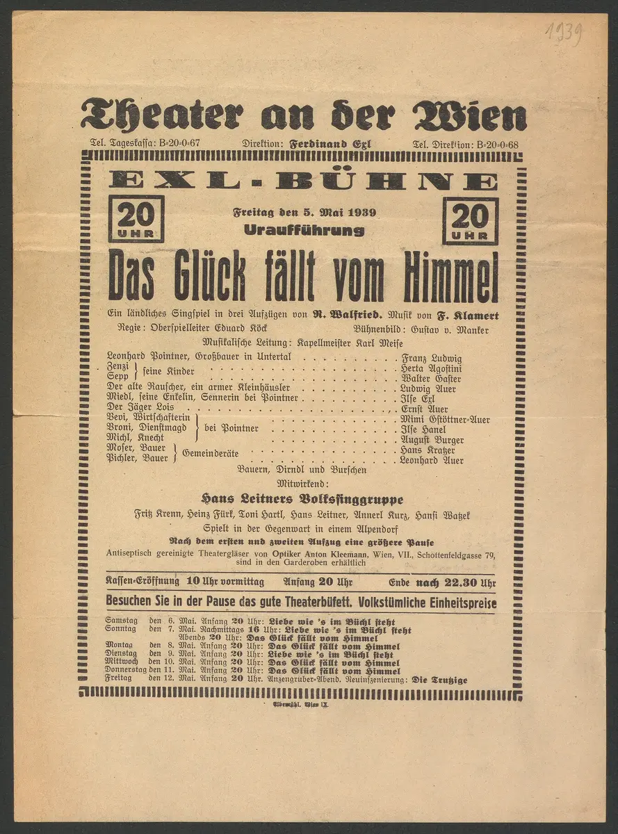 Das Glück fällt vom Himmel