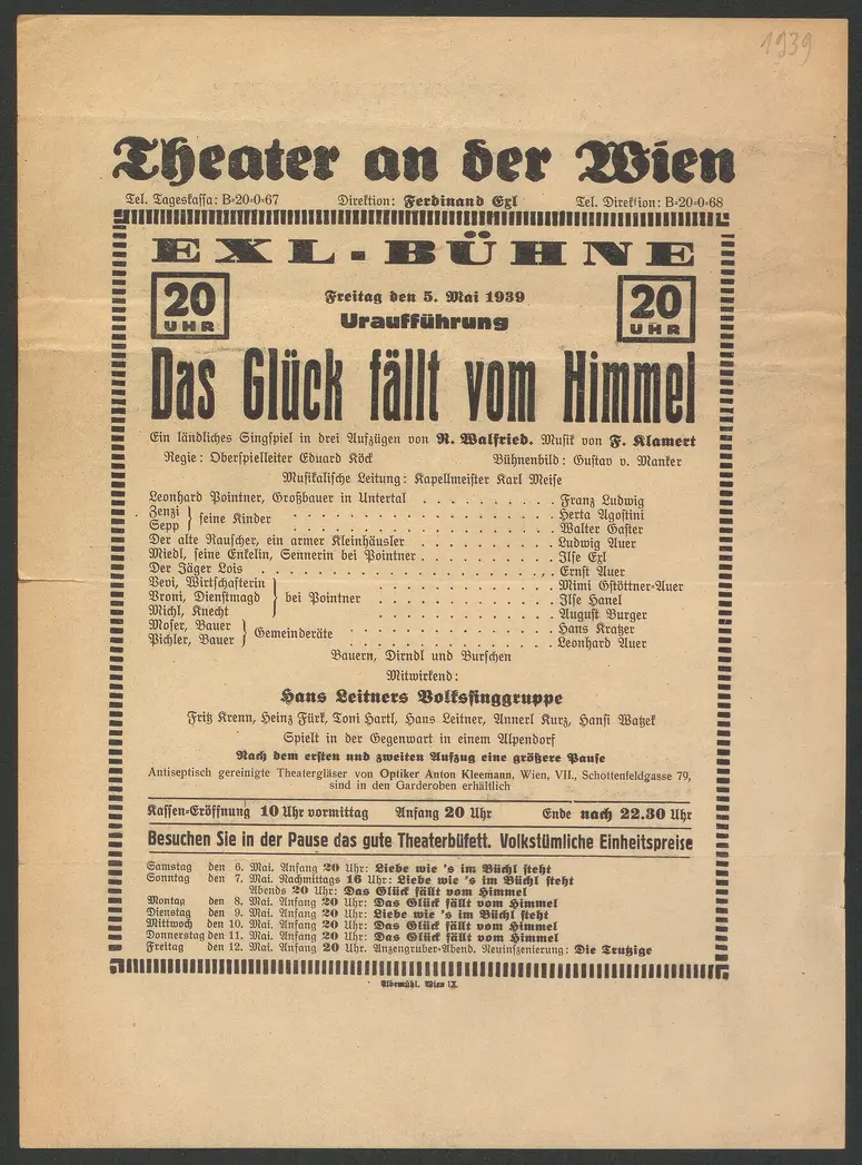 Das Glück fällt vom Himmel