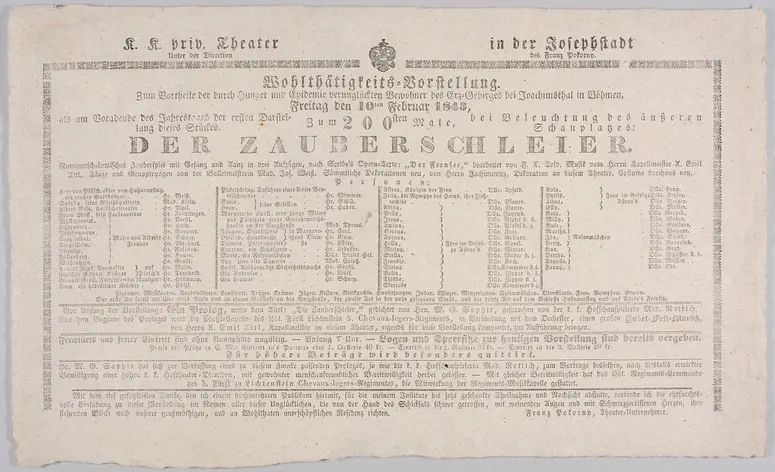 Der Zauberschleier oder Maler, Fee und Wirthin