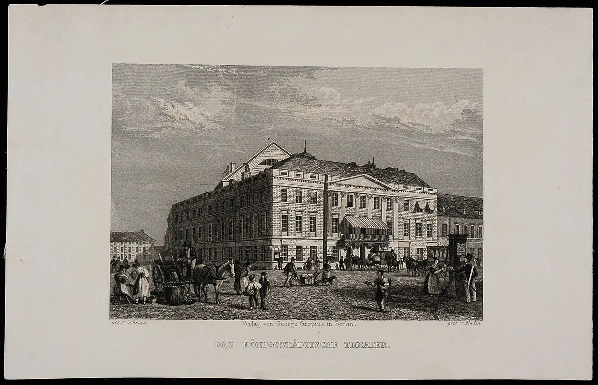 Berlin, Königsstädter Theater, Alternativtitel: Berlin, Königsstädtisches Theater, Alternativtitel: Berlin, Alexanderplatz, Titel in Vorlageform: Das Königsstädtische Theater