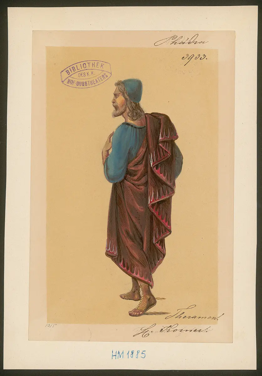 Phädra, Originaltitel: Phèdre, Titel der Serie: Figurinen des k.k. Hof-Burgtheaters