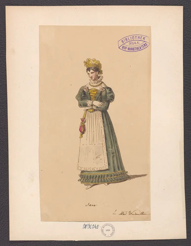 Richard von Franken, Titel der Serie: Figurinen des k.k. Hof-Burgtheaters