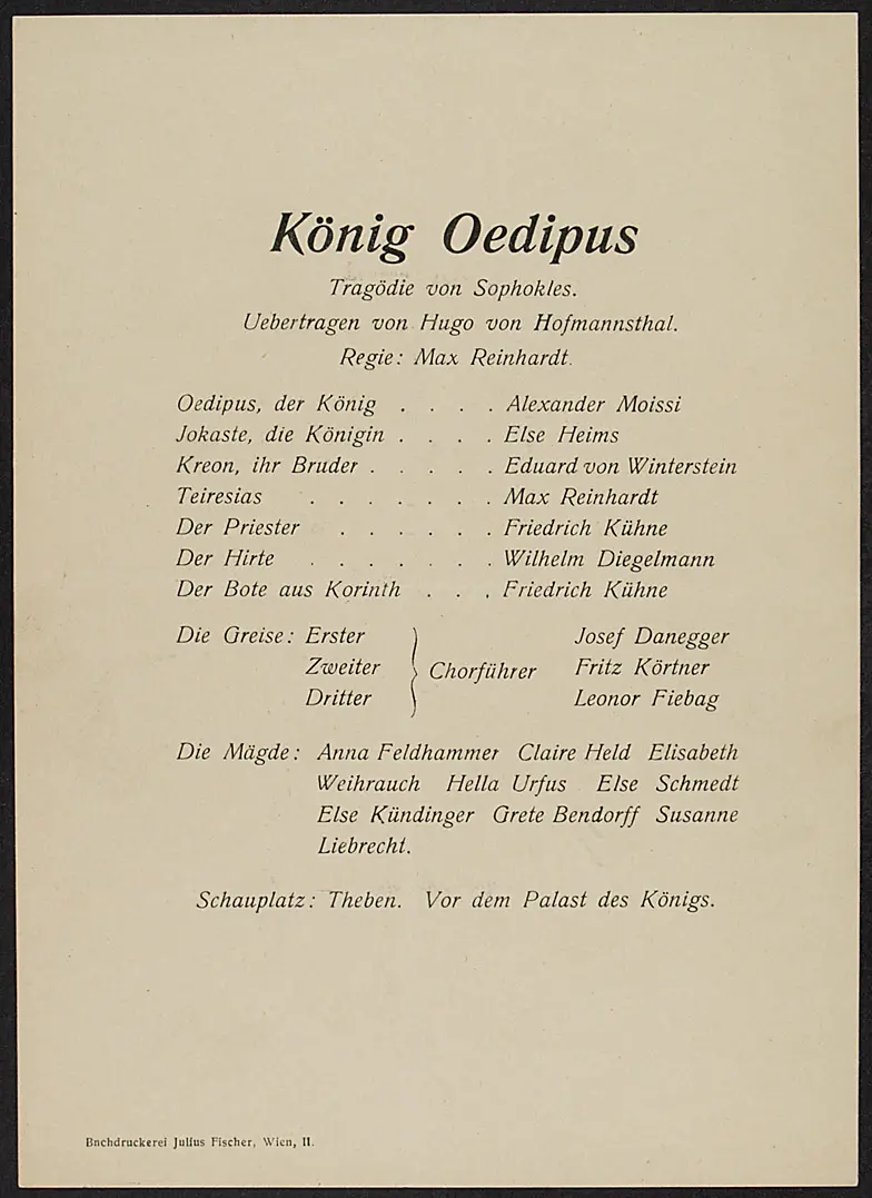König Oedipus