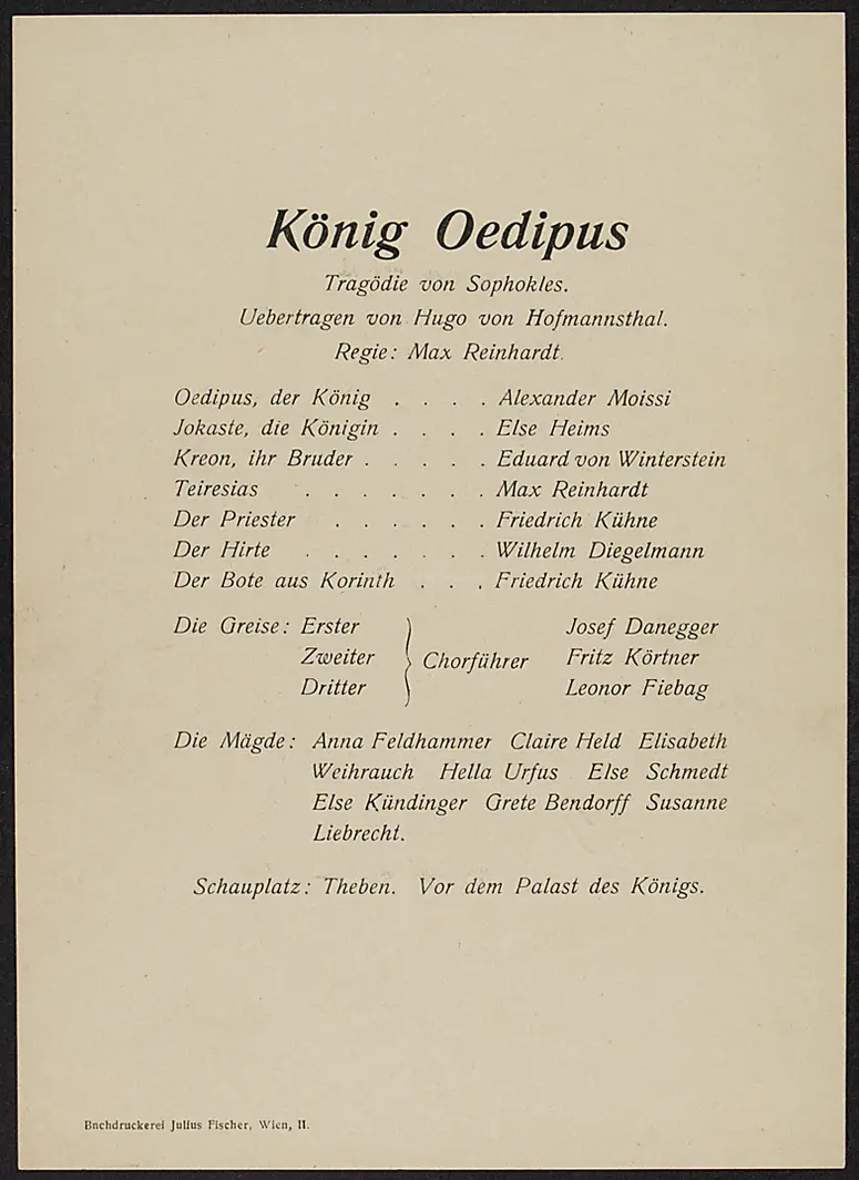 König Oedipus