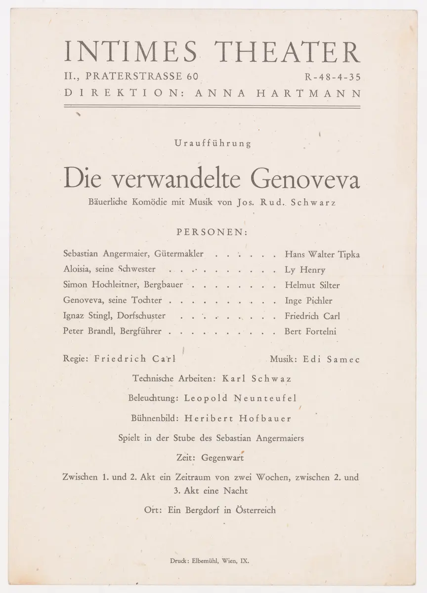 Die verwandelte Genoveva