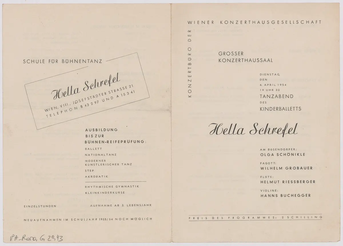 Tanzabend des Kinderballetts Hella Schrefel