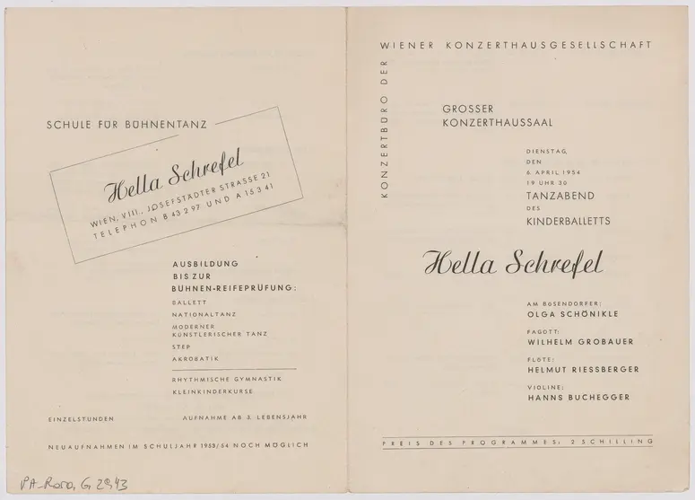 Tanzabend des Kinderballetts Hella Schrefel