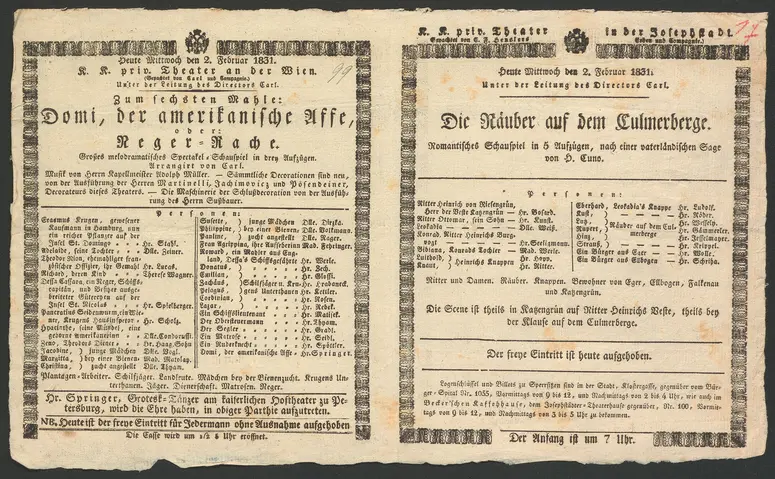 Domi, der amerikanische Affe, oder Neger-Rache, Die Räuber auf dem Culmerberge