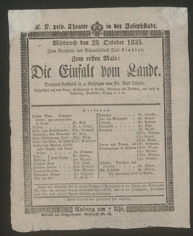 Die Einfalt vom Lande