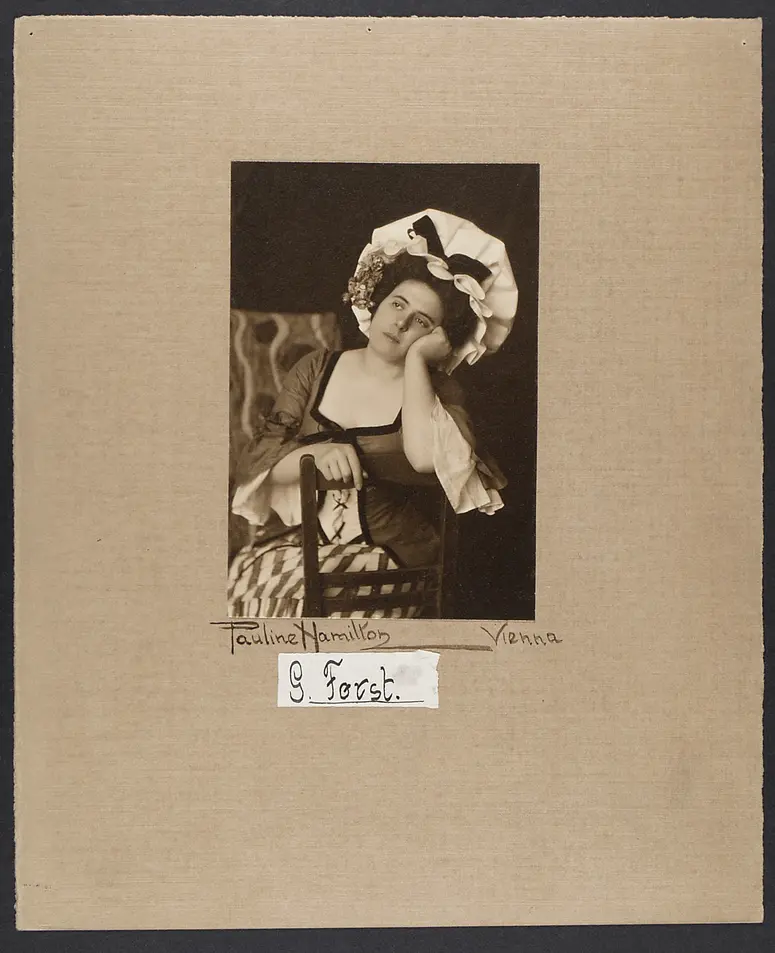 Grete Forst, Verweis auf Stücktitel: Der Musikant