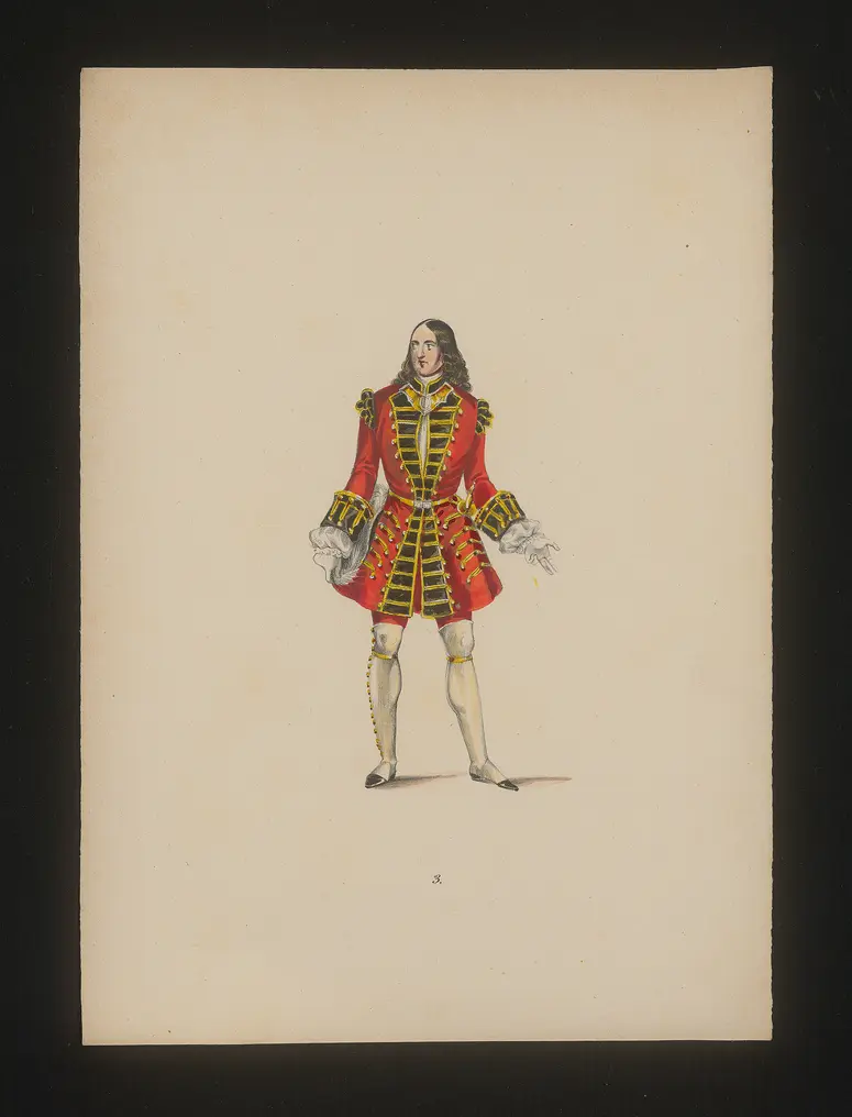 Das Glas Wasser, Titel der Serie: Neue Costume-Sammlung verschiedener Zeiten und Nationen