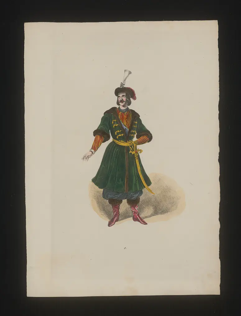 Zar und Zimmermann, Titel der Serie: Neue Costume-Sammlung verschiedener Zeiten und Nationen