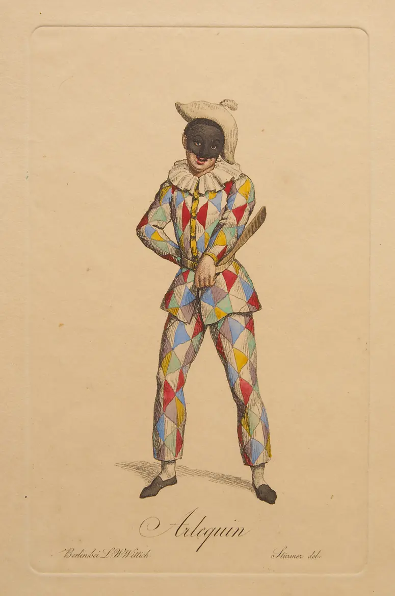 Arlequin, Suchtitel: Commedia dell'arte
