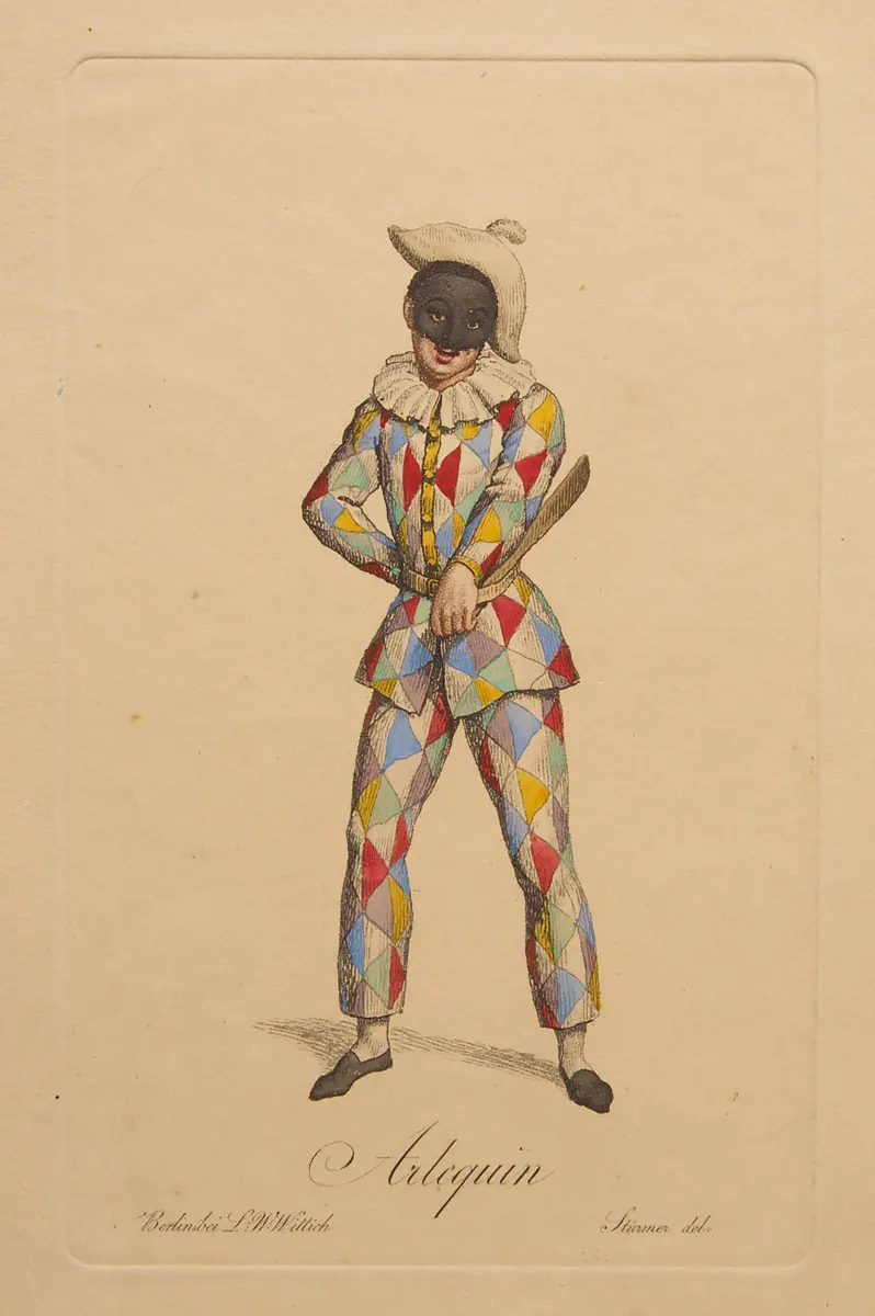 Arlequin, Suchtitel: Commedia dell'arte