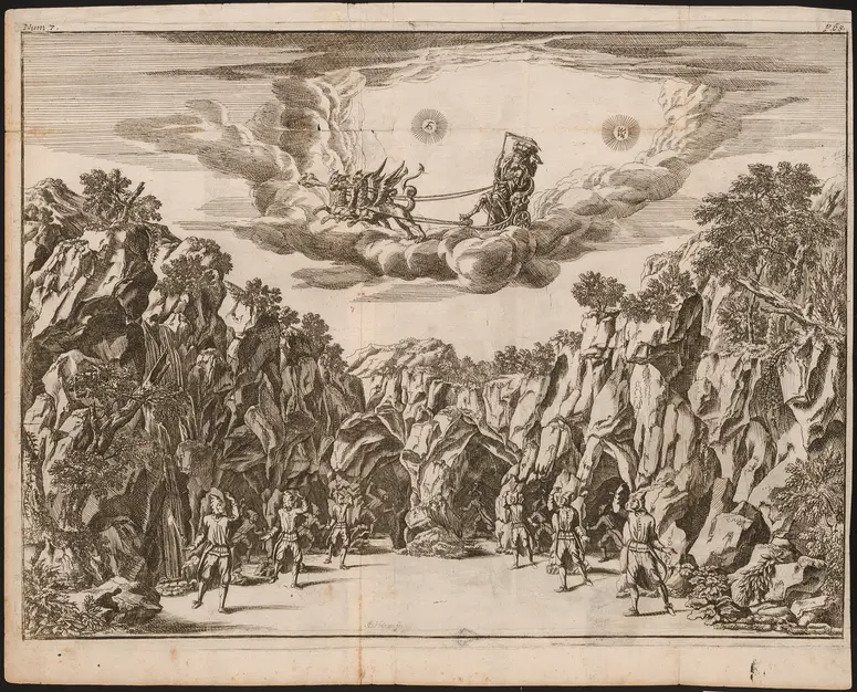 Die Durchlauchtigste Zusammenkunft, Verweis auf Stücktitel: Musicalische Opera und Ballet von der Wirckung der Sieben Planeten, Weiterer Titel: Planeten-Ballett