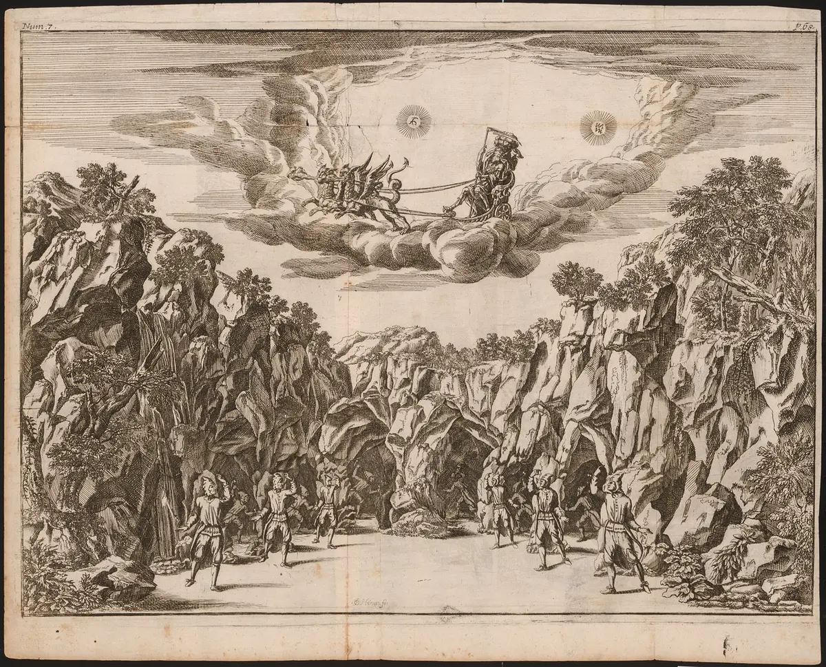 Die Durchlauchtigste Zusammenkunft, Verweis auf Stücktitel: Musicalische Opera und Ballet von der Wirckung der Sieben Planeten, Weiterer Titel: Planeten-Ballett