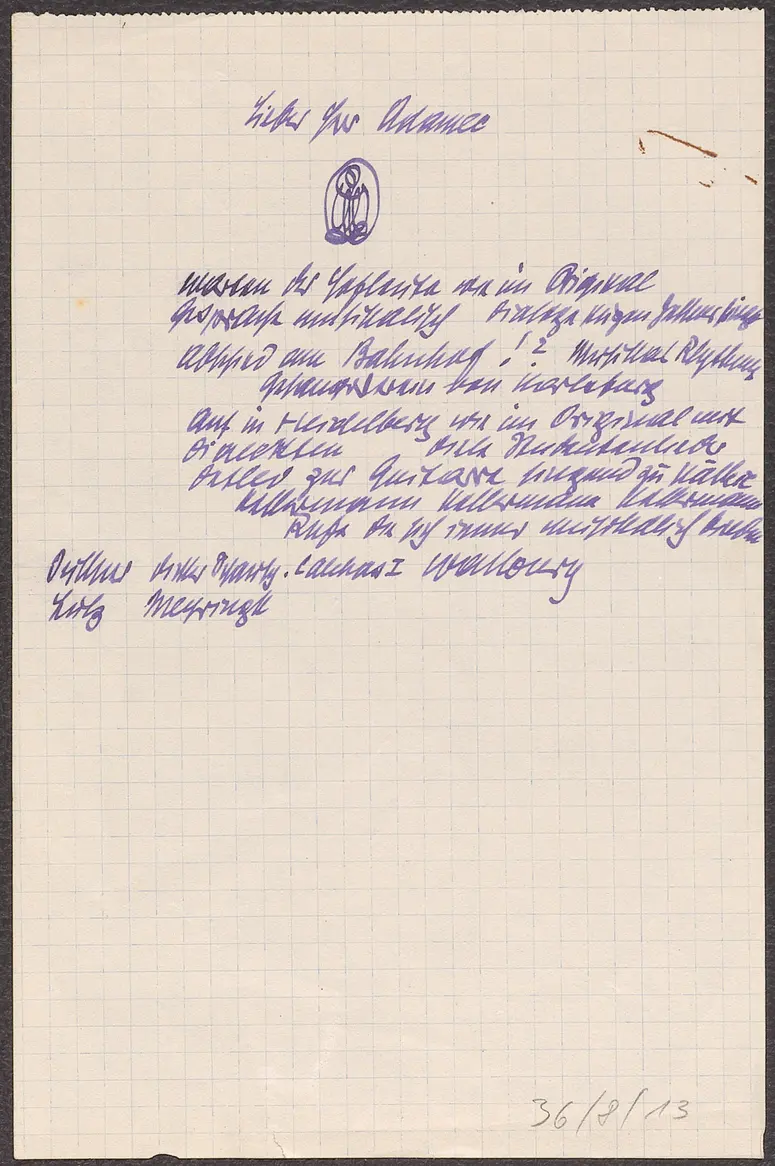Briefentwurf