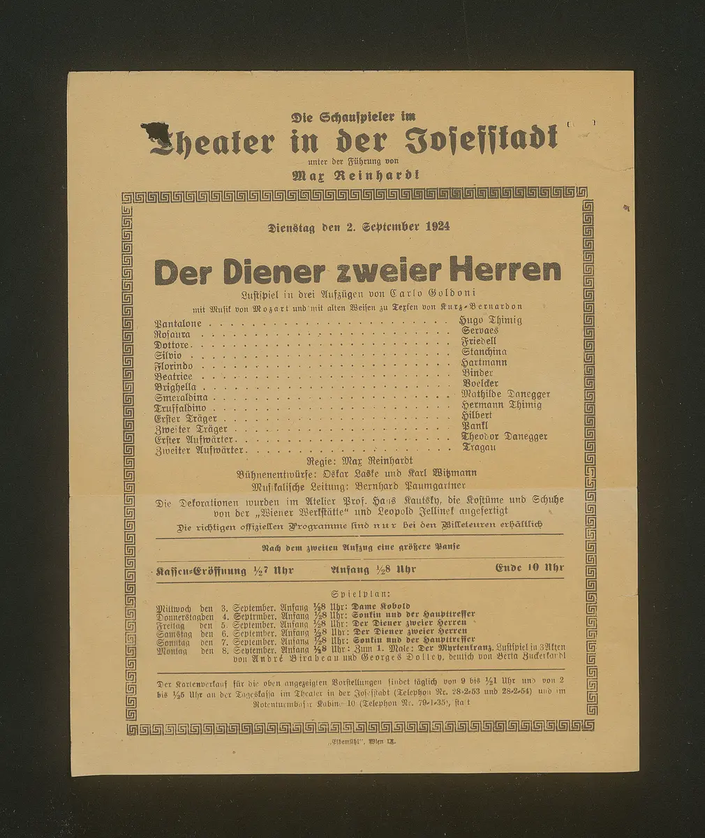 Der Diener zweier Herren
