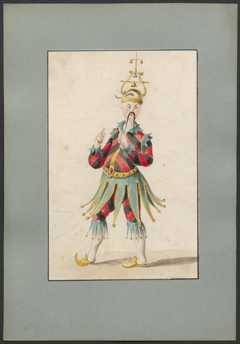 Turandot, Prinzessin von China, Titel der Serie: Figurinen des K. K. Hof-Burgtheaters