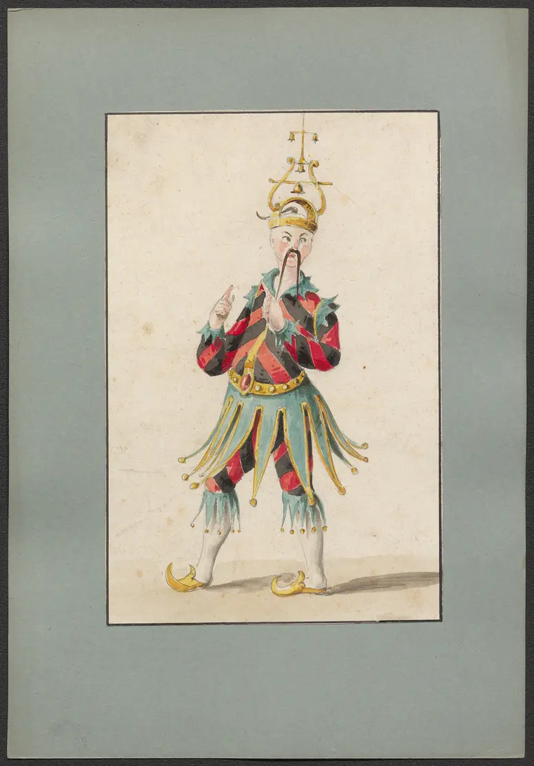 Turandot, Prinzessin von China, Titel der Serie: Figurinen des K. K. Hof-Burgtheaters