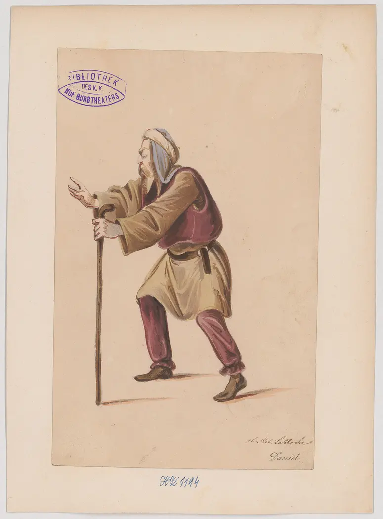 Judith, Titel der Serie: Figurinen des k.k. Hof-Burgtheaters