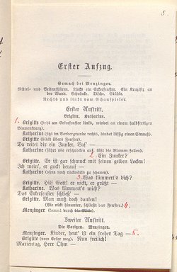 Landfrieden. Deutsche Komödie in drei Aufzügen