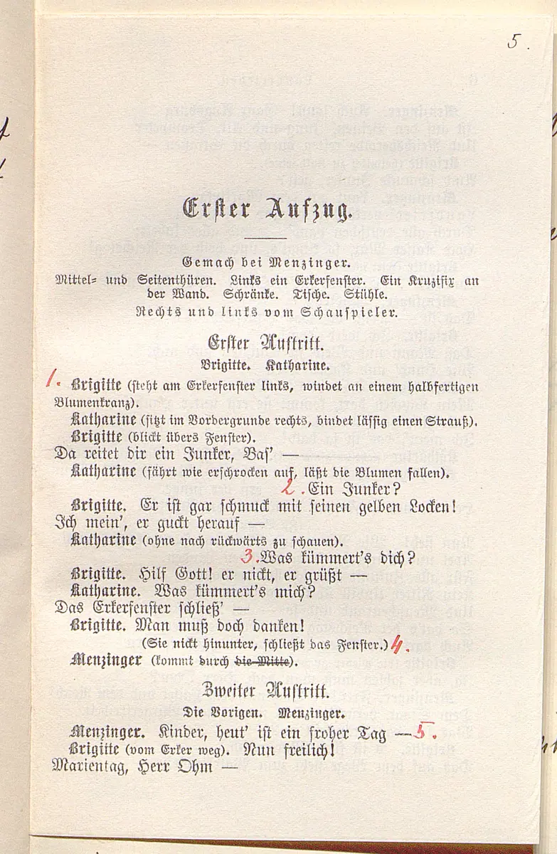 Landfrieden. Deutsche Komödie in drei Aufzügen