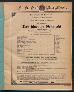 Das schwache Geschlecht
