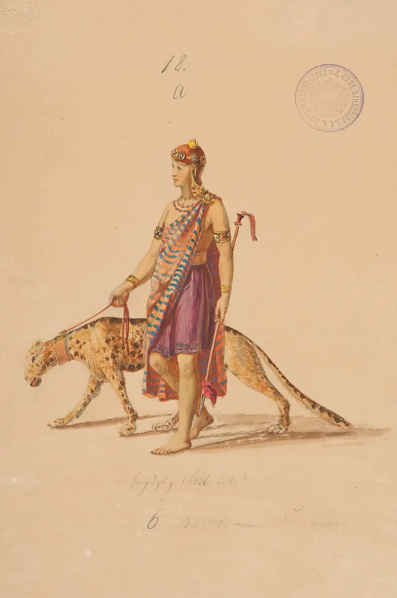 Die Zauberflöte, Titel der Serie: Figurinen des k.k. Hofoperntheaters