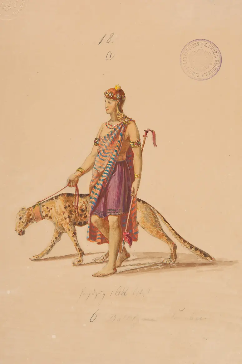 Die Zauberflöte, Titel der Serie: Figurinen des k.k. Hofoperntheaters