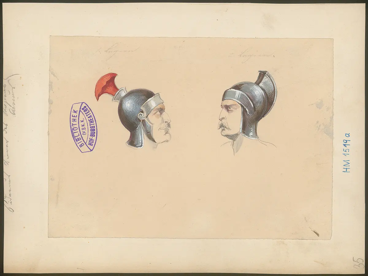 Julius Cäsar, Originaltitel: The Tragedy of Julius Caesar, Titel der Serie: Figurinen des k.k. Hof-Burgtheaters