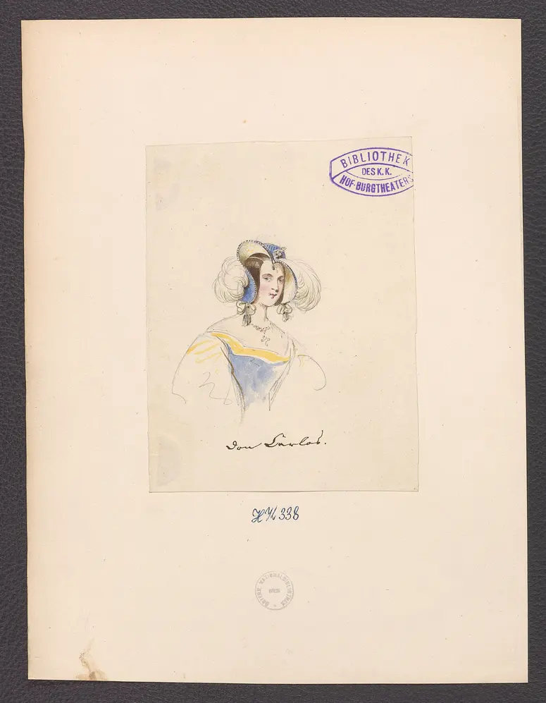 Don Carlos, Infant von Spanien, Originaltitel: Don Karlos, Infant von Spanien, Titel der Serie: Figurinen des k.k. Hof-Burgtheaters