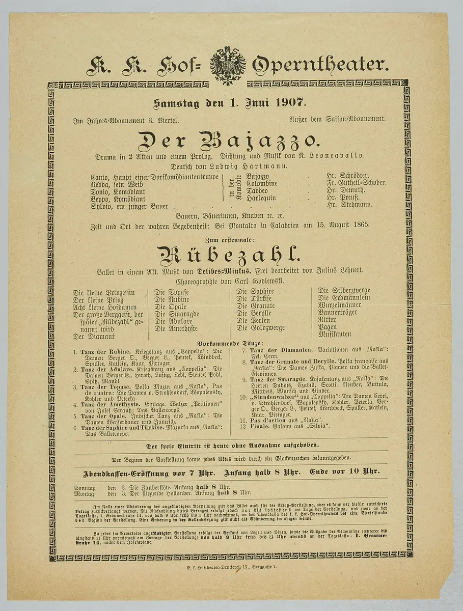 Der Bajazzo, Rübezahl