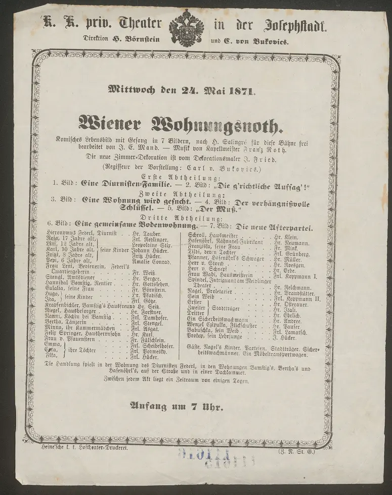 Wiener Wohnungsnoth