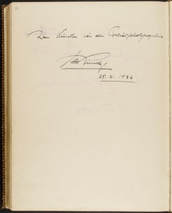Gästebuch. Atelier Franz-Xaver Setzer, Wien