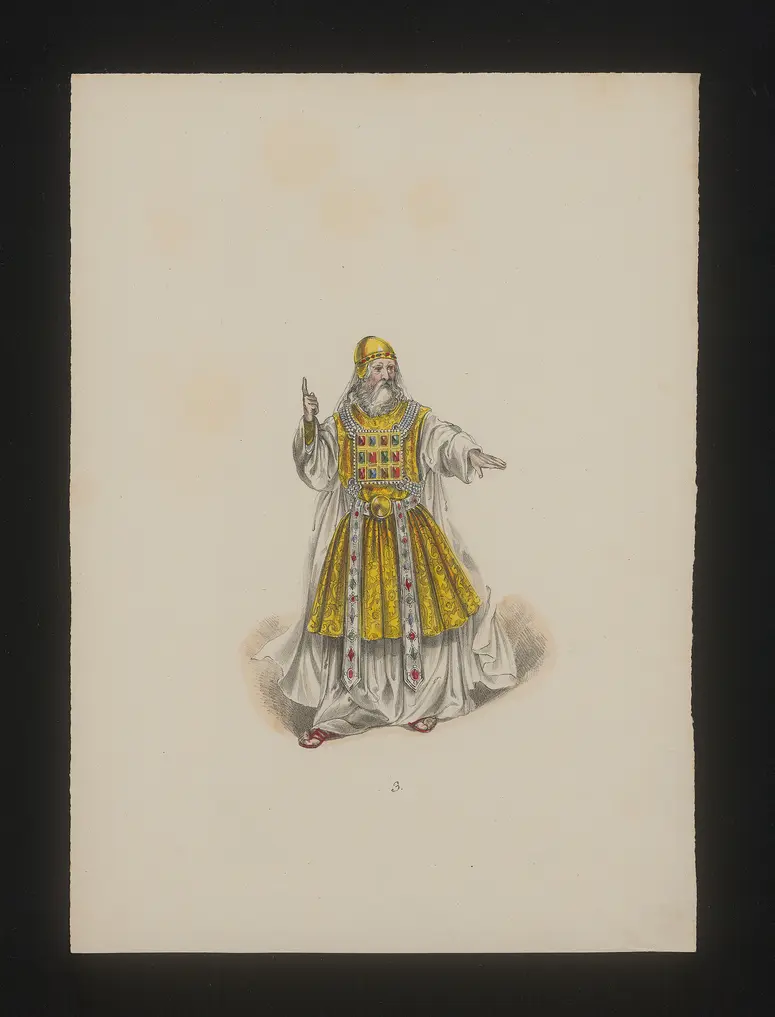 Nabucodonosor, Titel in Vorlageform: Nabuchodonosor, Titel der Serie: Neue Costume-Sammlung verschiedener Zeiten und Nationen