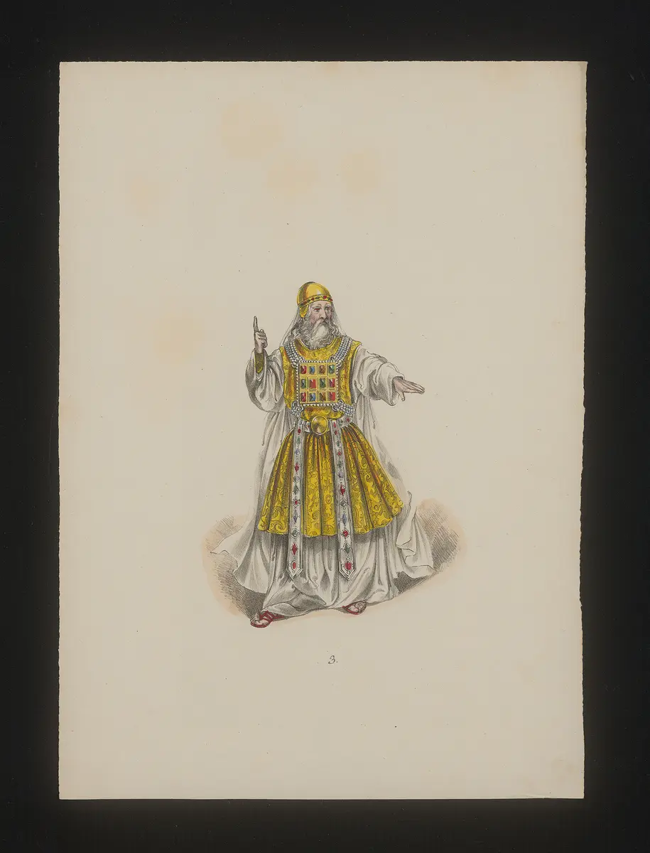 Nabucodonosor, Titel in Vorlageform: Nabuchodonosor, Titel der Serie: Neue Costume-Sammlung verschiedener Zeiten und Nationen