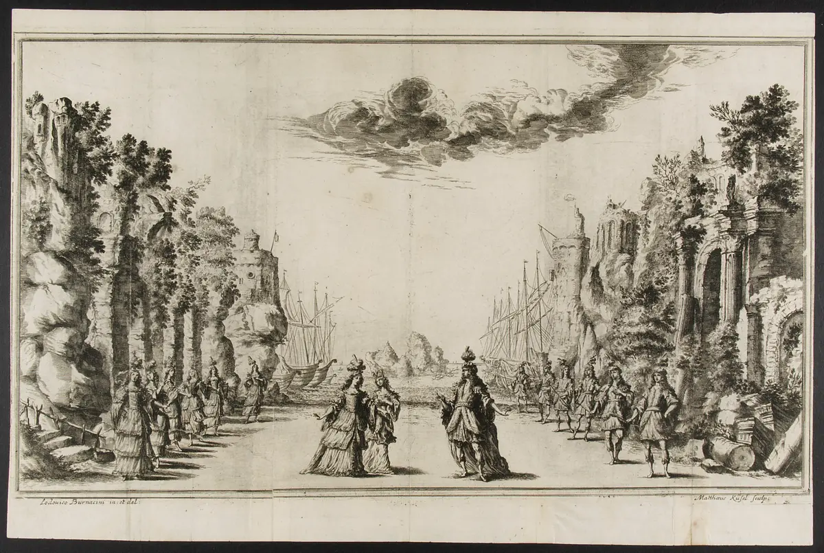 Il Pomo d'Oro, Titel in Vorlageform: Il Pomo d'Oro. Festa Teatrale Rappresenta in Vienna per l'augustissime Nozze delle Sacre Cesaree Reali Maesta di Leopoldo e Margherita., Alternativtitel: Der guldene Apfel
