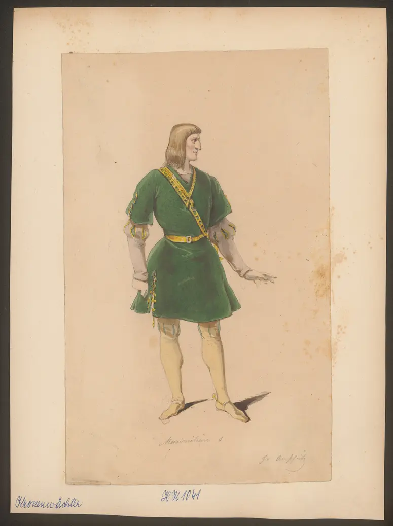 Die Kronenwächter, Titel der Serie: Figurinen des k.k. Hof-Burgtheaters