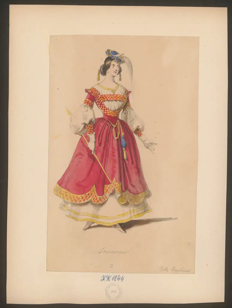 Die Kronenwächter, Titel der Serie: Figurinen des k.k. Hof-Burgtheaters